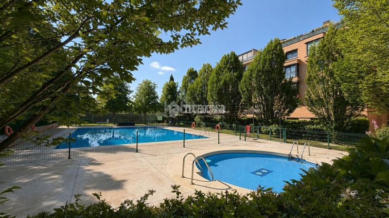 Foto a6ee6171-efa7-4b4b-af6b-14f3f1487ffe. Pis amb piscina a Montecarmelo Madrid