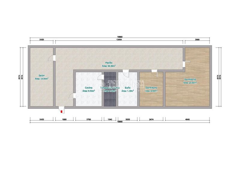 Foto 7283b667-0763-45d8-97f6-e34a39915c92. Pis amb calefacció a Roquetas pueblo Roquetas de Mar