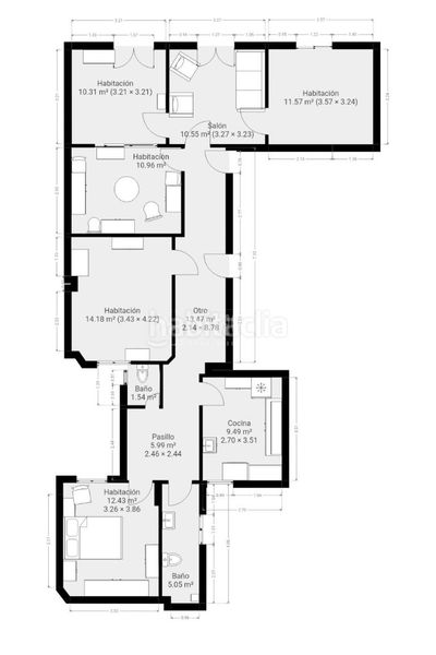 Foto a4c9810b-e624-4fad-aa22-ed983218ba7e. Pis a Centro - Sagrario Granada