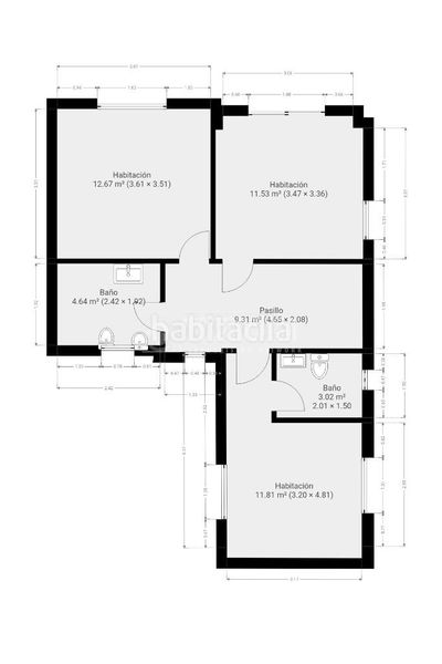 Foto f5323a98-8d30-42a0-8597-1b683876c825. Casa aparellada amb calefacció a Nívar