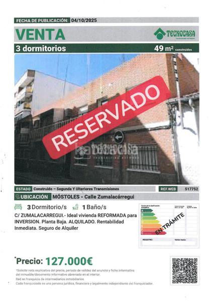 Foto b089d60e-cb1c-4515-9b60-359fdf26dac6. Appartamento con riscaldamento in Centro Móstoles