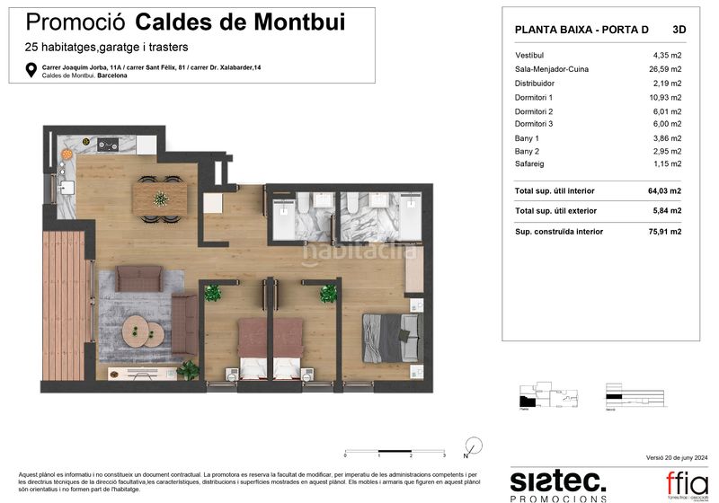 Foto 946ed5bd-7589-4060-a5ca-e4af9e54631d. Planta baixa 67m<sup>2</sup> a carrer doctor xalabarder 14 a Caldes de Montbui