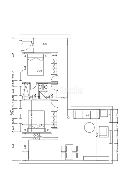 Foto 5d6bff24-9eb8-4751-9e4e-0db04c2983b1. Piso  en excelentes condiciones de 2 dormitorios en venta en Recoletos, en Madrid