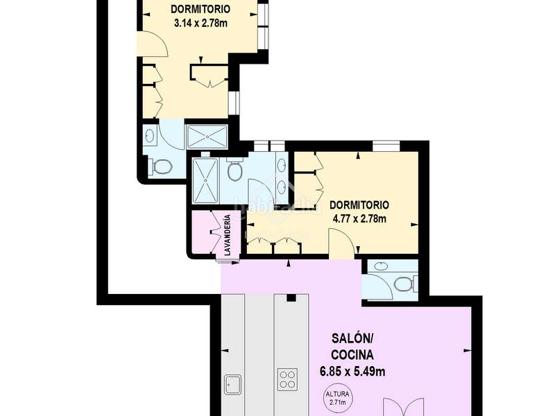 Foto f4e300d9-7a93-4cee-a4b2-32598510836a. Piso  en excelentes condiciones de 2 dormitorios con 10m terraza en venta en Trafalgar en Madrid