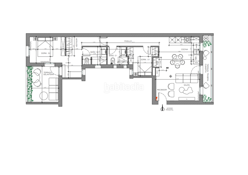 Foto f456c927-c5cc-417f-bf36-3e6d478a3154. Piso  en excelentes condiciones de 2 dormitorios con terraza de 18 m en venta en Recoletos, en Madrid