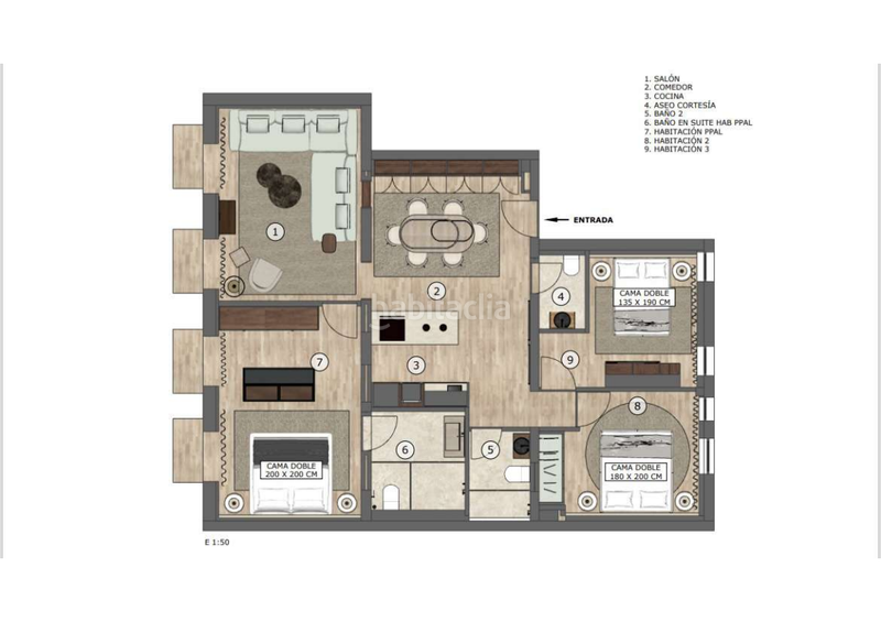 Foto 94617b32-8302-4830-9541-2e90a4763b92. Etagenwohnung mit heizung in Almagro Madrid