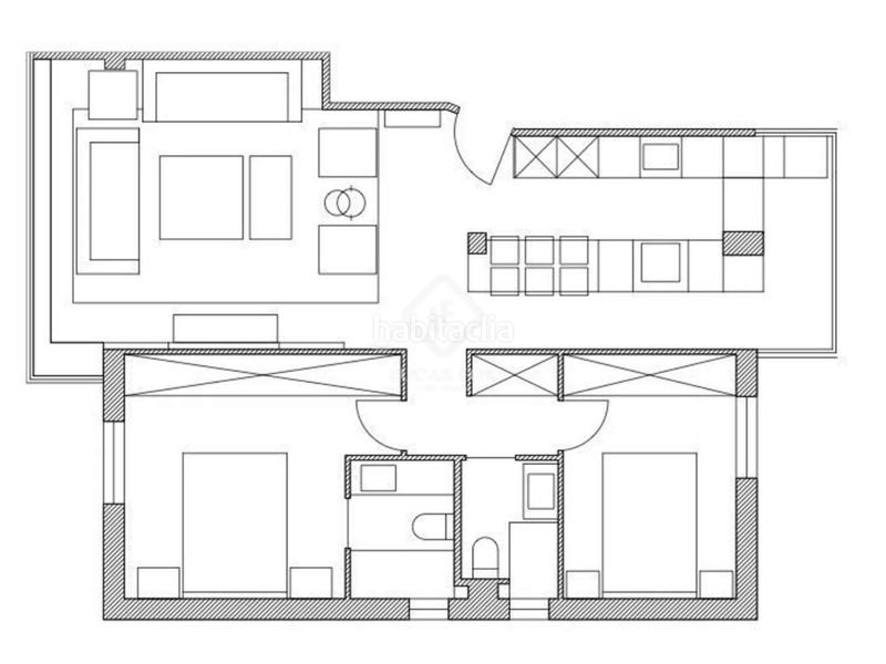 Foto 468e7213-f119-4233-9ea0-d3b292bcfce4. Rent flat with heating parking in Hispanoamérica-Bernabéu Madrid
