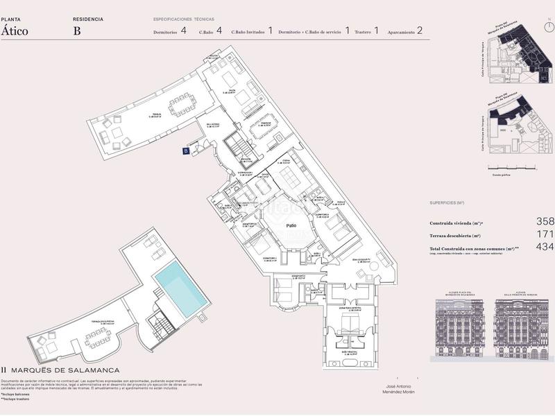 Foto 18ae7949-0eae-486a-aa5b-689b8d91760e. Ático exclusivo ático dúplex de obra nueva con terraza en venta la promoción marqués de salamanca, el enclave más prestigioso en Madrid