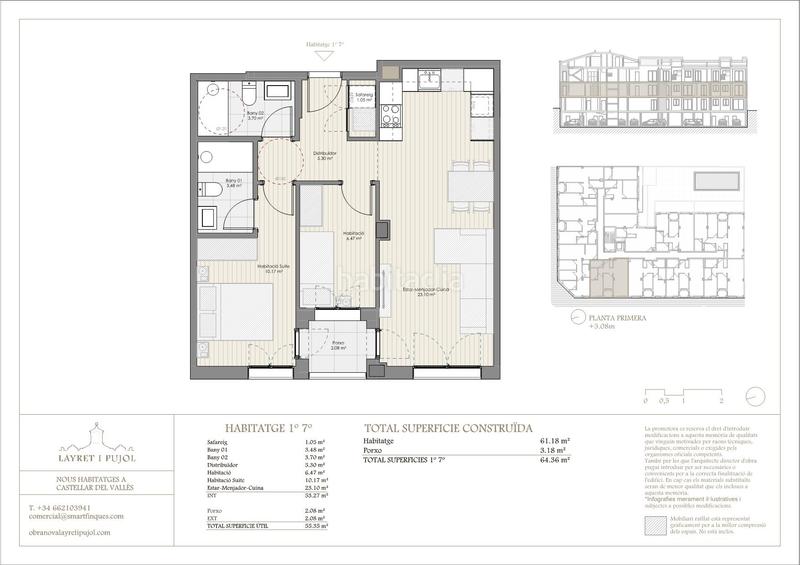 Foto 4ca15e68-fd36-491a-a625-c65e004ba988. Appartement 64m<sup>2</sup> dans carrer del doctor pujol 18 dans Poble - Casc Antic Castellar del Vallès