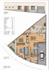 Casa a Poble - Casc Antic. Projecte  dhabitatge dobra nova en una sola planta