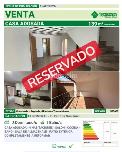 Foto 0d111fee-81b6-46c1-a625-d7a7b1d2bce4. Casa aparellada a Romeral (El)
