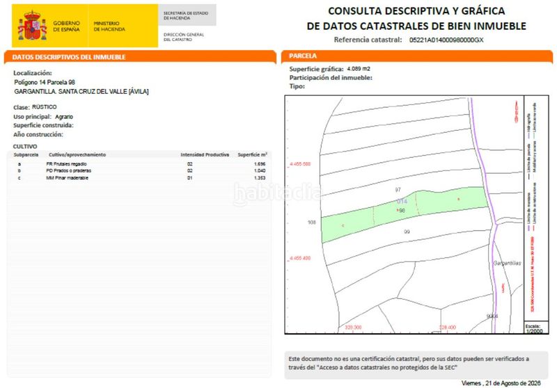 Foto c540fd03-57fc-4c51-ae14-045bd2cd9691. Finca rústica a Santa Cruz del Valle