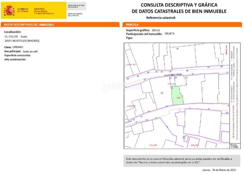 Foto 4442c604-ee9a-4d95-bcd3-05006a5b0e86. Terreno residencial terrenos en venta en Centro Móstoles