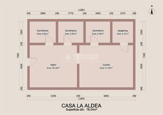 Maison à San Nicolás de Tolentino. Casa en venta en san nicolás de tolentino