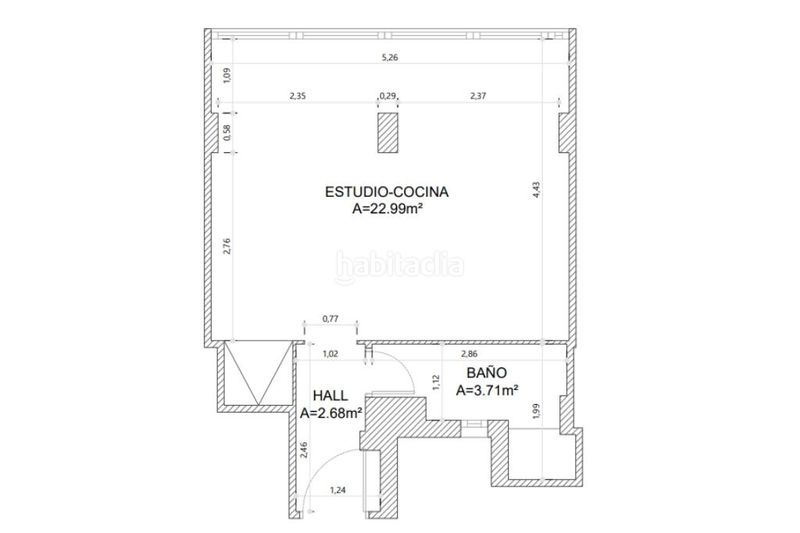 Foto 9f8f4a8f-ea11-432b-868e-bdc76cb5bb3b. Estudi amb calefacció a Concepción Madrid