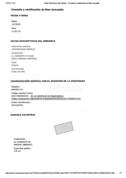 Foto 30117777-bd84-4cbe-93c0-c9ca28cb2055. Residential plot in Los Rosales Madrid