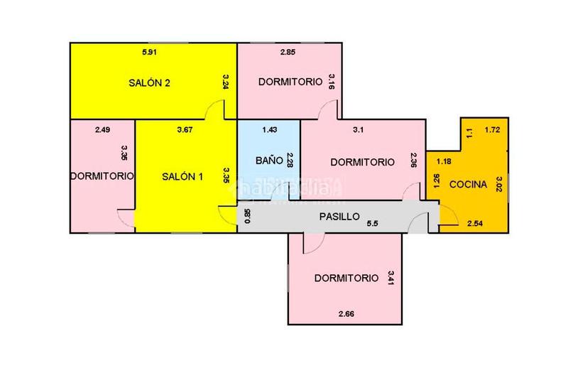 Foto b9f0e064-ebd1-4267-8a87-f9e23bd7d141. Dachwohnung in Fuente del Berro Madrid
