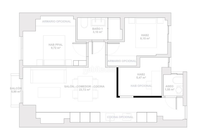 Foto 7a007f86-ed92-47e4-923b-262f6de34b63. Piso tu casa a estrenar en Cristo de la Epidemia Málaga