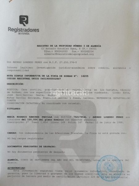 Foto 2380c37b-6d0c-44ed-b3a5-fd47c4392d7d. Masia a Sorbas