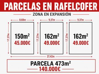 Residential Plot  Calle nou d´octubre. Solar urbano de 150 m en rafelcofer  45.000