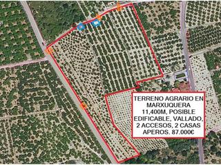 Finca rústica  Marxuquera. Gran terreno con potencial edificable en marxuquera, palma de ga
