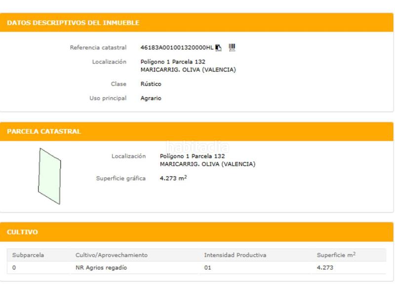 Foto 57b7089c-98c9-4682-a557-7b698b5db8ef. Fondo rustico in Oliva pueblo Oliva