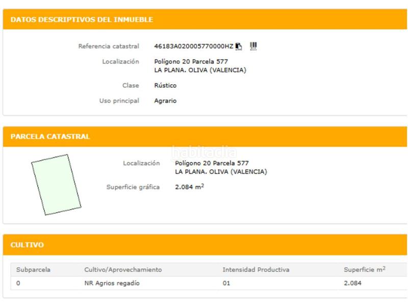 Foto e831b3e0-0f97-4596-8b09-ce3c03dd15f9. Finca rústica a sector lladres 1 a Oliva pueblo Oliva