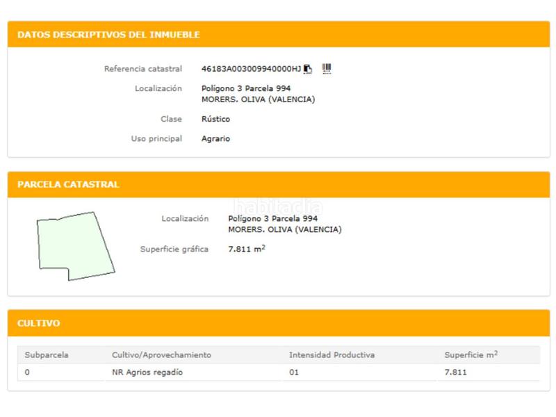 Foto 7d12af18-6a3e-48b8-a517-e0716f8ada80. Fondo rustico in Oliva pueblo Oliva