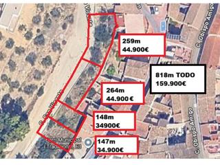 Terreno residencial  San vicente. Terreno urbano en ador valencia  vistas al valle y al mar