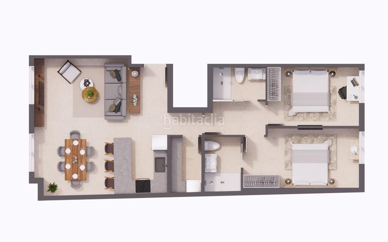 Foto b44ebc1f-0878-4de2-8df3-3d10046f3cc1. Etagenwohnung 105m<sup>2</sup> in Poniente-Faro Torre del Mar