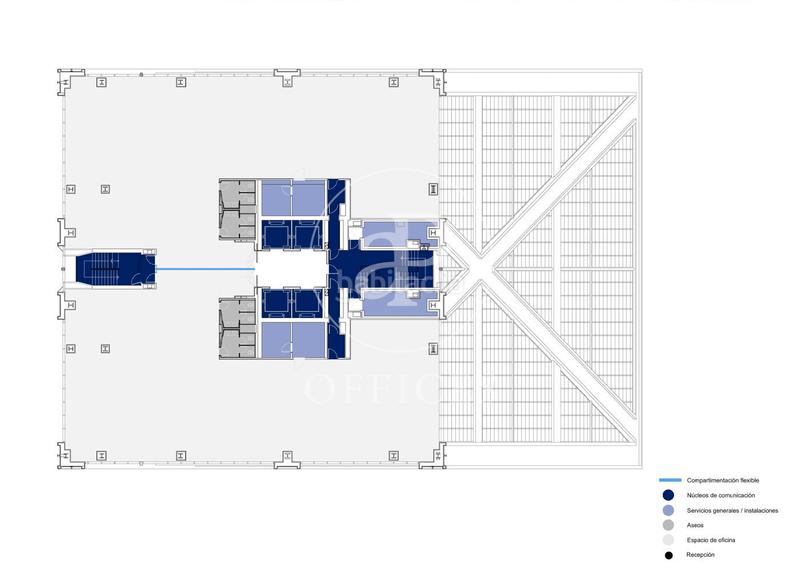 Foto 53848bb1-63bb-49ca-b0a0-4844cd93cc17. Miete büro in p.º de la castellana 216 in Castilla Madrid