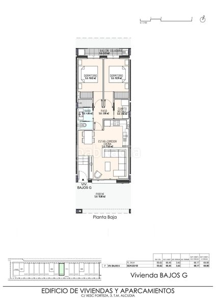 Foto 263c098a-728a-4b65-b1b3-77e1482fe36f. Appartement 69m<sup>2</sup> dans carrer de xesc forteza 3 dans ciutat d´Alcúdia Alcúdia