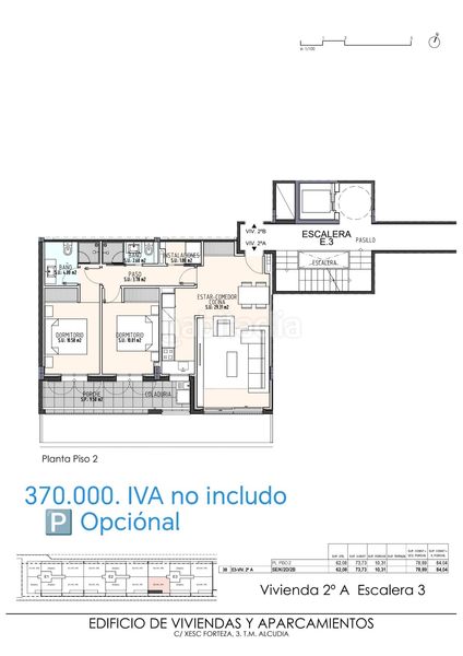 Foto b7a80191-9187-401d-bc7e-e926646f15a6. Appartement 69m<sup>2</sup> dans carrer de xesc forteza 3 dans ciutat d´Alcúdia Alcúdia