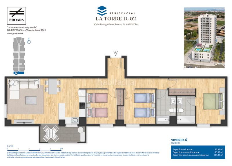 Foto 7fdeeb8b-cc42-4941-a999-51be6c38a150. Flat 75m<sup>2</sup> with parking pool in Faitanar Valencia