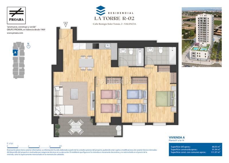Foto 85dc954f-7d4d-4aaf-8eb4-e13458951fd1. Flat 75m<sup>2</sup> with parking pool in Faitanar Valencia