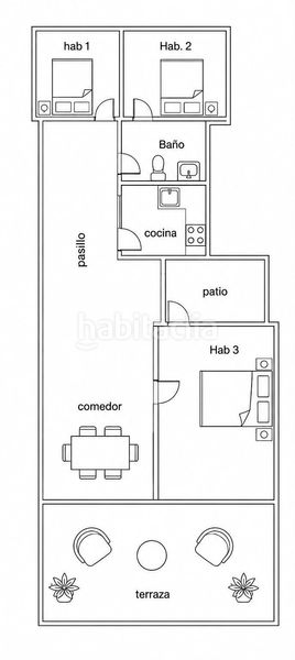 Foto dbafd623-5045-49b1-bf35-182ee8baa702. Flat with heating in La plantera Blanes