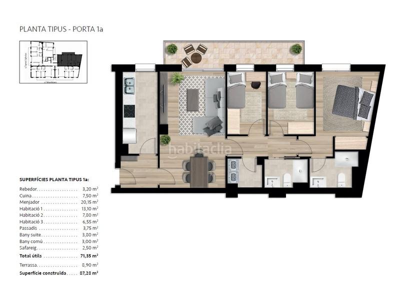 Foto 959196cf-51ca-4dd3-be96-77eee915a825. Pis a carrer de montblanc 39 a Poble Nou Vilafranca del Penedès