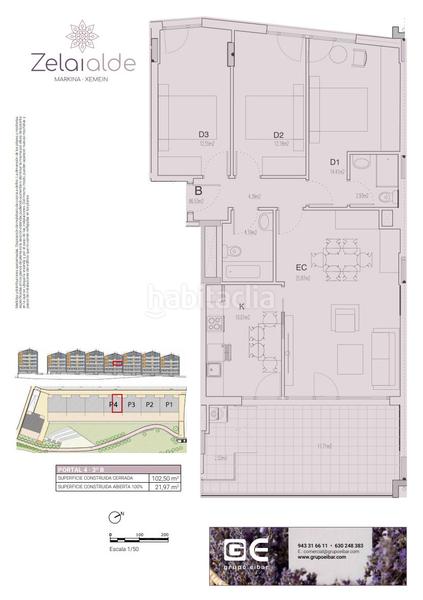 Foto 5ca09002-e5f8-4e70-8a50-c0df89912346. Appartamento 102m<sup>2</sup> in arretxinaga hiribidea 12 in Markina - Xemein