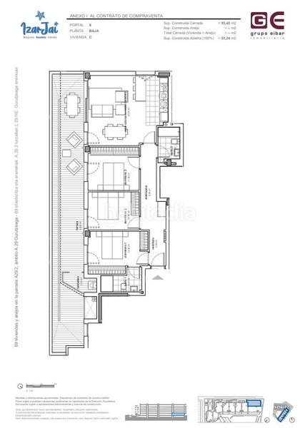 Foto 965b7cb7-0453-4302-ae91-b729b475102c. Planta baixa 93m<sup>2</sup> amb calefacció aparcament piscina a Azkoitia