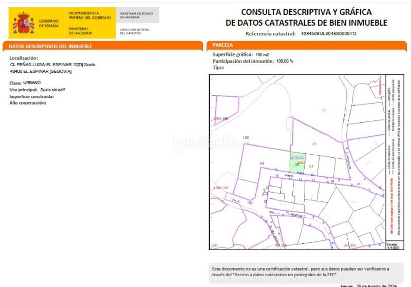 Foto 0d89c0cf-99e7-4459-ab0b-befbf49d0b57. Terreno residencial terreno en venta en el espinar segovia en Espinar (El)