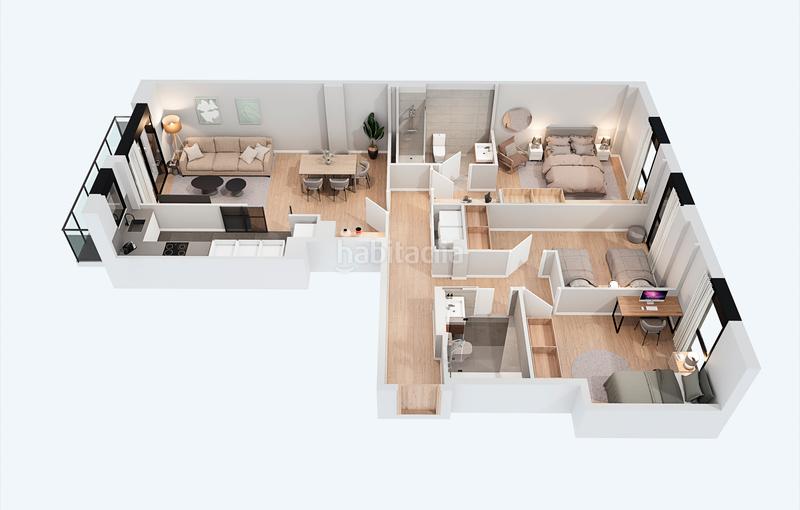 Foto 1040c80e-660d-463a-9694-7f5e3d2aa1db. Piso 102m<sup>2</sup> en La Girada Vilafranca del Penedès