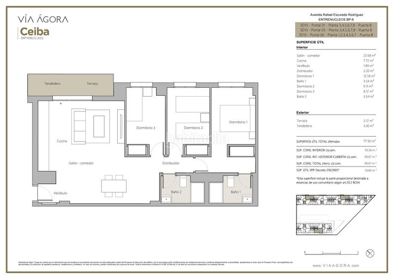 Foto c6972495-bab1-41ff-8b45-1da8016a9f97. Piso 99m<sup>2</sup> en avenida rafael escuredo rodríguez 7 en Entrenúcleos Dos Hermanas