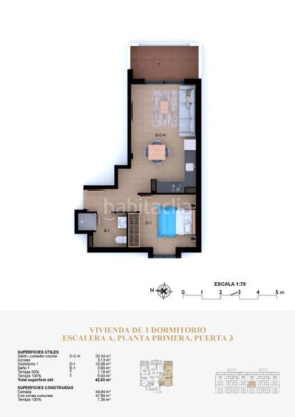Foto 2b9c0c62-8009-475d-ab97-56cca0308b10. Apartament 45m<sup>2</sup> a carrer alborcer 54 a El Montgó Dénia
