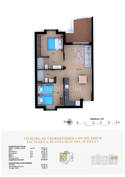 Foto 3f77b17e-103e-4bb0-8aed-35acfe1aef53. Apartament 45m<sup>2</sup> a carrer alborcer 54 a El Montgó Dénia