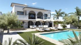 Chalet en Rojales. Lujosa villa de 3 dormitorios con piscina privada y servicios en
