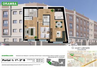 Apartament en Calle juan labrado 35. Obra nova
