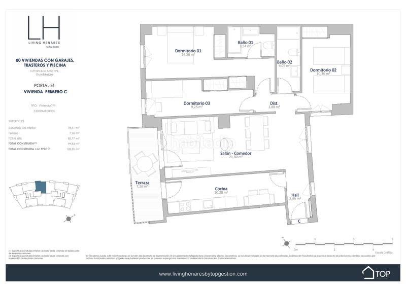 Foto e544598e-3177-48f5-be3d-f1599019a889. Appartement 99m<sup>2</sup> dans calle de francisco aritio 4 dans Estación-Manantiales Guadalajara