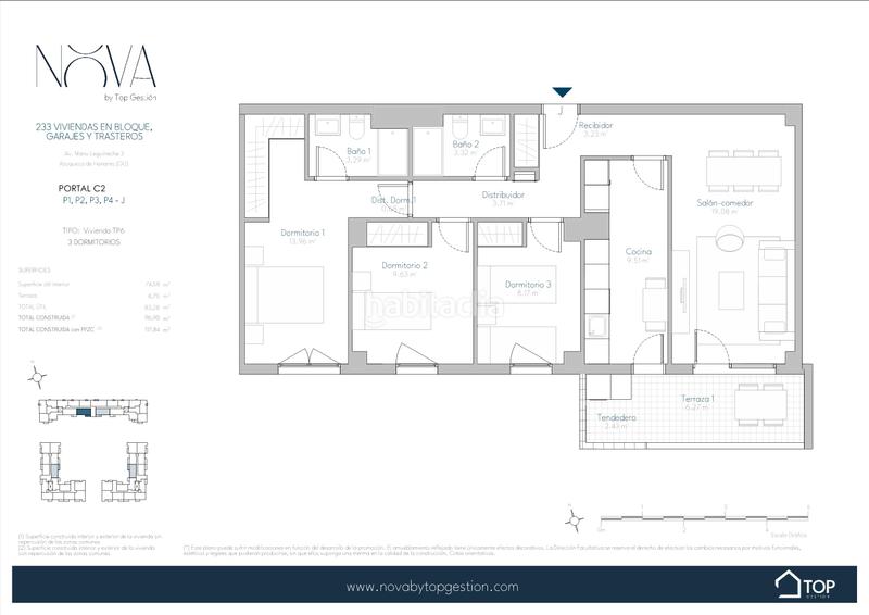 Foto d62ba495-d702-4430-a894-e7c80c01ddbd. Pis 117m<sup>2</sup> amb calefacció aparcament piscina a La Paloma-Asfain Azuqueca de Henares