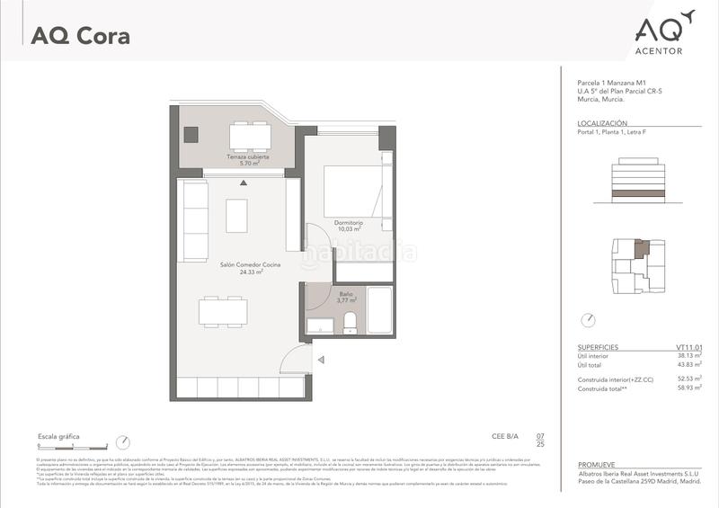 Foto 44846fef-6002-4b50-806b-65938d131d46. Appartement 52m<sup>2</sup> dans avenida francisco jiménez ruiz 33 dans Murcia