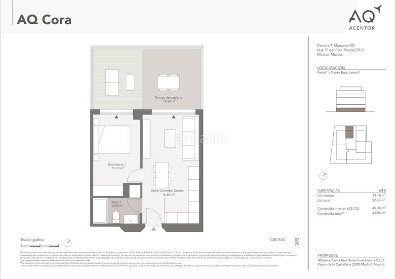 Foto 492eb626-5151-42ed-9602-aa500fa72c5a. Appartement 45m<sup>2</sup> dans avenida francisco jiménez ruiz 33 dans Murcia